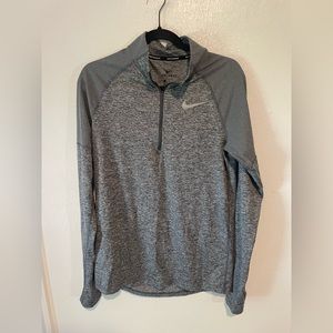 NEW (worn once) Nike running quarter zip, grey - Men’s size small.